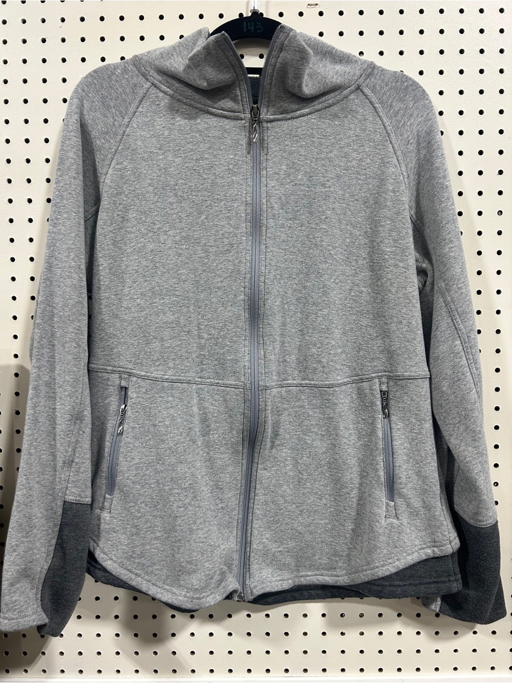 The North Face Gray Full Zip Fleece-Lined Jacket Hoodie Women’s XL
